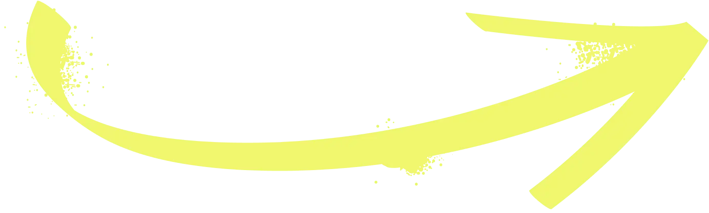 Background decorative arrow pointing to call-to-action section on homepage