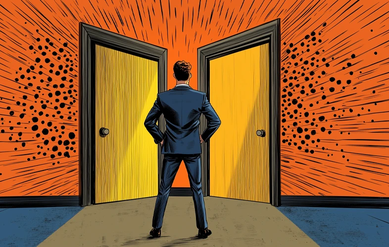 Frustrated entrepreneurs staring at a failed product launch—solving a problem no one cares about.